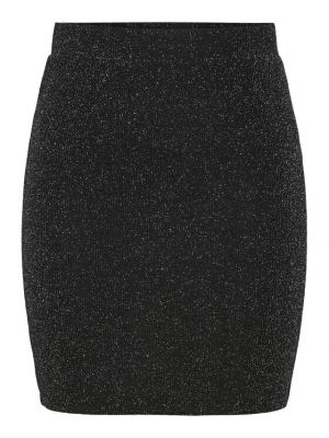 Slim fit pouzdrová sukně Pieces černé