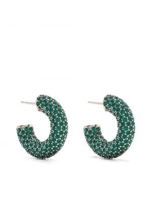 Σκουλαρίκια Amina Muaddi πράσινο