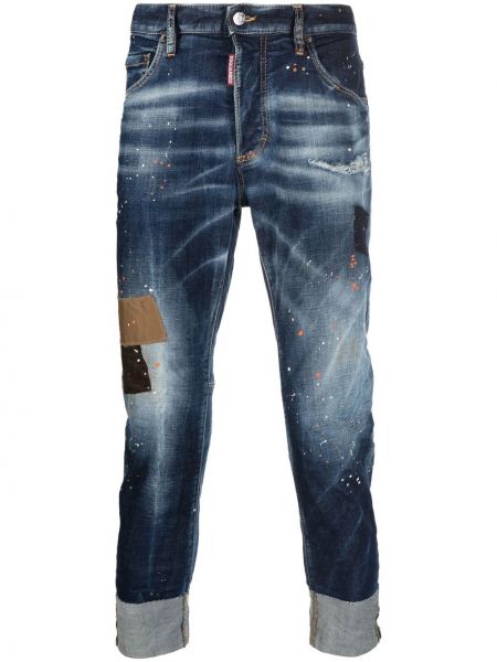 Jeans med normal passform Dsquared2 blå