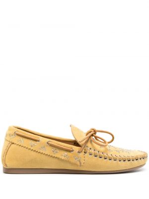 Pantofi loafer din piele de căprioară Isabel Marant