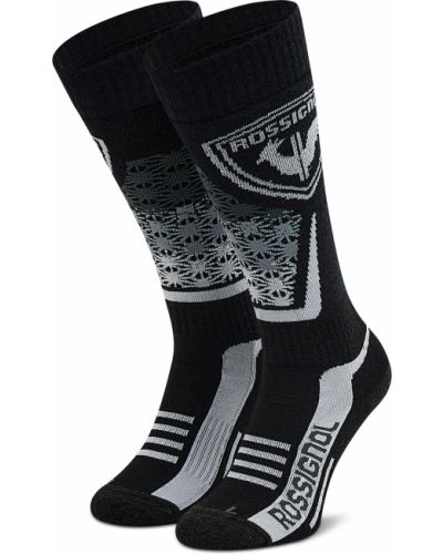 Hodvábne vlnené ponožky Rossignol čierna