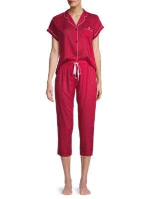 Пижамный комплект "капри" из 2 предметов Tommy Hilfiger Red