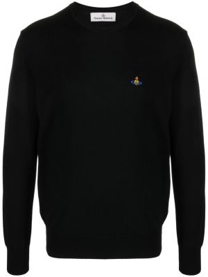 Вълнен пуловер Vivienne Westwood черно