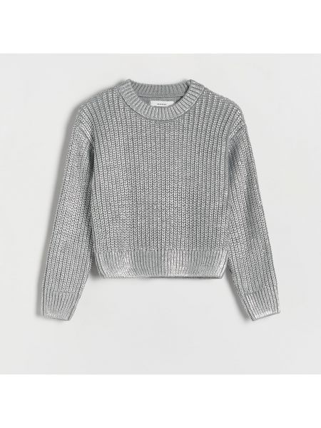 Sweter Reserved srebrny