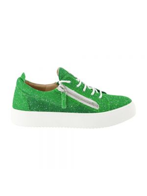 Sneakersy Giuseppe Zanotti zielone