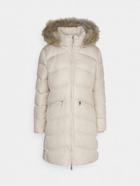 Płaszcz zimowy puchowy Calvin Klein beżowy