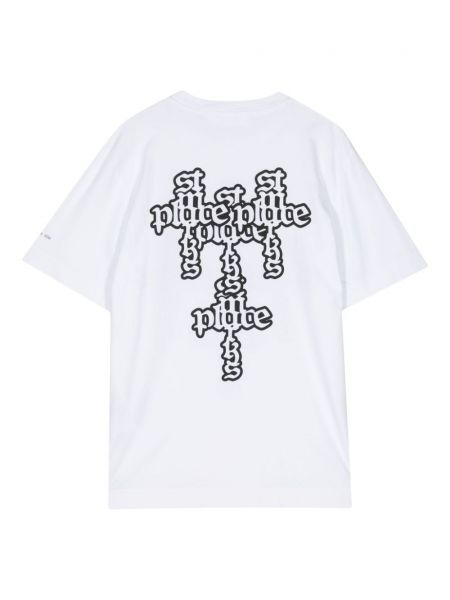 T-shirt aus baumwoll mit print 1017 Alyx 9sm weiß