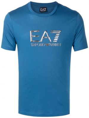 T-shirt Ea7 Emporio Armani blå