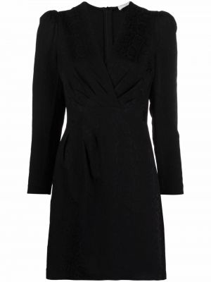 Mini vestido con escote v Sandro Paris negro