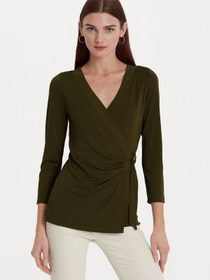 Блузка Lauren Ralph Lauren зеленая