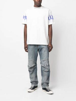 T-shirt en coton avec manches courtes Vision Of Super blanc