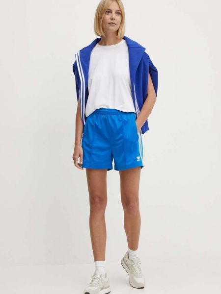 Kratke hlače visoki struk Adidas Originals plava