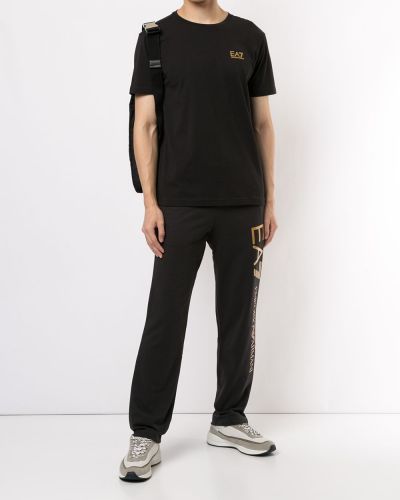 Tričko Ea7 Emporio Armani černé