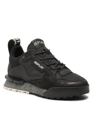 Sneakersy Replay czarne