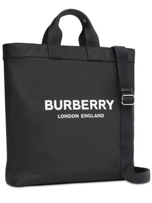 Найлонови шопинг чанта Burberry черно