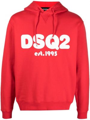 Hoodie Dsquared2 röd