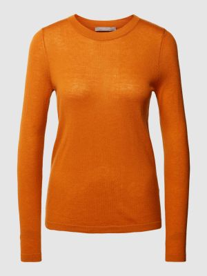 Dzianinowy sweter Christian Berg Woman Selection pomarańczowy
