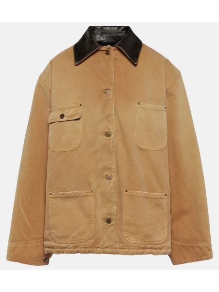 Oversized puuvillased jakk Prada