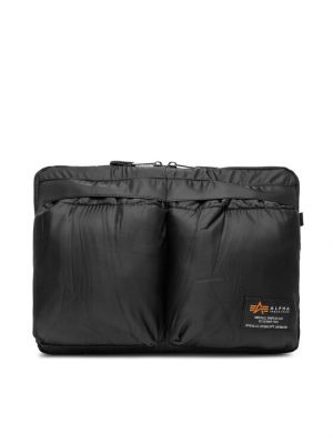 Laptop táska Alpha Industries fekete
