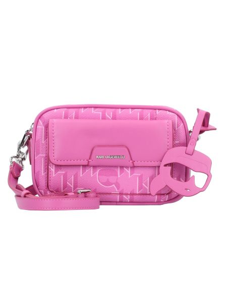 Τσάντα χιαστί Karl Lagerfeld ροζ