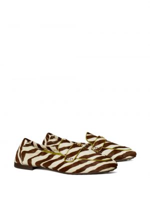 Loafer mit print mit zebra-muster Tory Burch