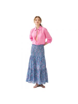 Długa spódnica Antik Batik niebieska