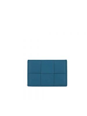 Niebieski portfel skórzany Bottega Veneta