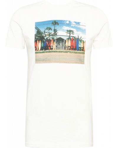 T-shirt à motif mélangé Kronstadt blanc