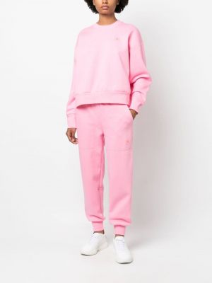 Sweatshirt mit print mit rundem ausschnitt Adidas By Stella Mccartney pink