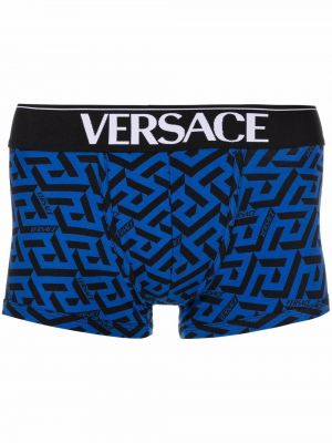 Trykt boksershorts Versace blå