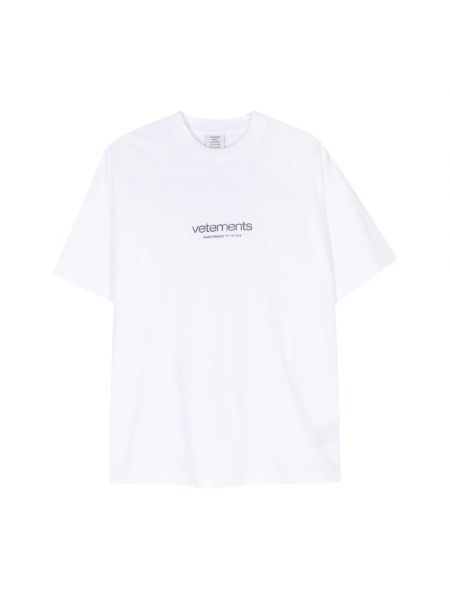 Biała koszulka Vetements