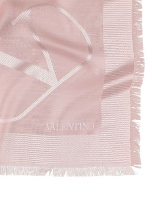 Hodvábny vlnený šál Valentino Garavani