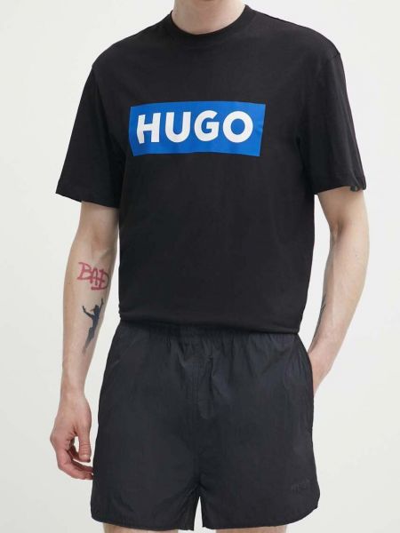 Rövidnadrág Hugo fekete