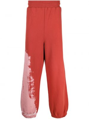 Спортни панталони с tie-dye ефект A-cold-wall* червено