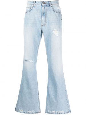 Zerrissene straight jeans ausgestellt Erl