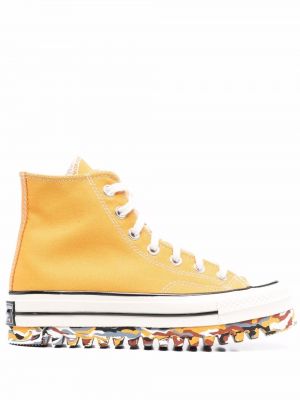 Sneakers alte Converse, giallo