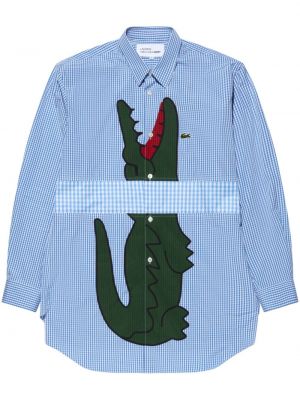 Camicia ricamata Comme Des Garçons Shirt blu