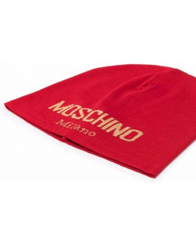 Strick mütze Moschino rot
