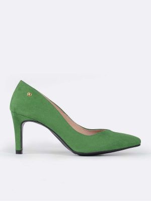 Однотонные туфли Cuplé зеленые