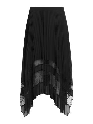 Midi sukňa Allsaints čierna