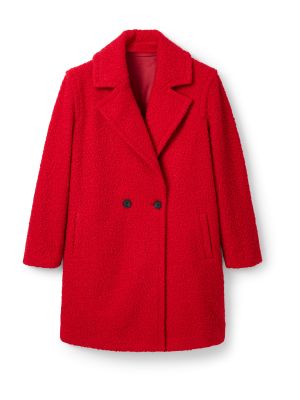 Kabát Desigual červená