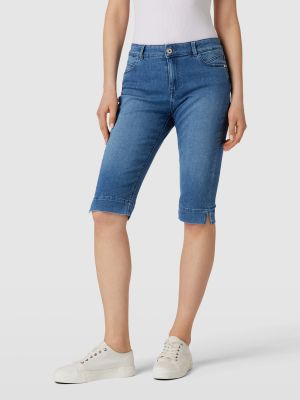 Szorty jeansowe z kieszeniami Christian Berg Woman niebieskie