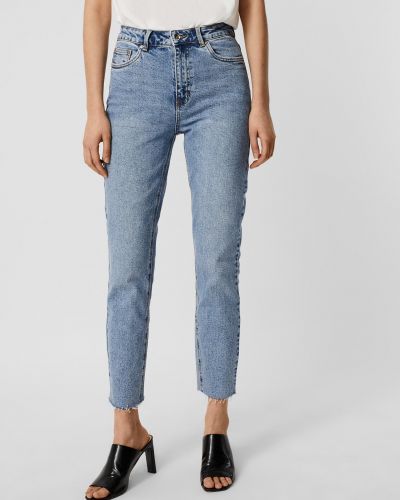 Priliehavé džínsy s rovným strihom Vero Moda modrá