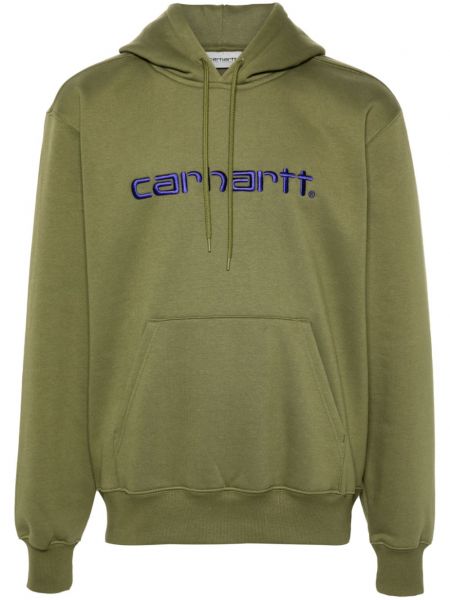 Brodeerattu huppari Carhartt Wip vihreä