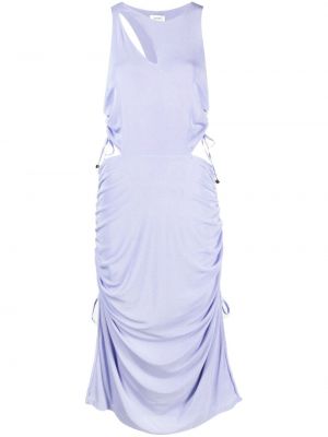 Sukienka dzianinowa bez rękawów z poliestru z okrągłym dekoltem Suboo