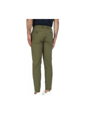 Pantalones chinos slim fit con bolsillos Re-hash verde
