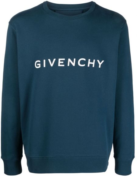 Pamučna vesta s printom Givenchy plava