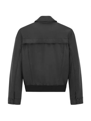 Кожаная куртка Saint Laurent черная