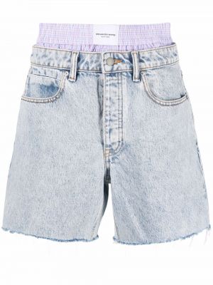 Jeans-shorts Alexander Wang blå