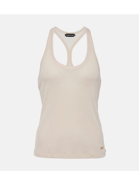 Jersey tank top Tom Ford hvit